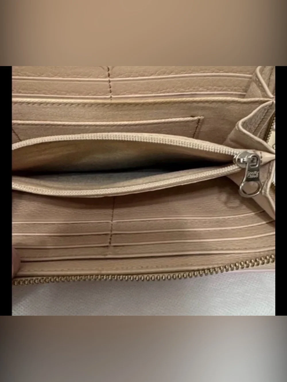 LOW START 🩷 See by Chloe Large Zippy Tassel Wallet Repainted PINK & BEIGE